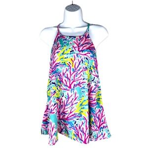 Southern Frock Colorful Tank Top Womens Large Resortwear Travel Vacation Beach